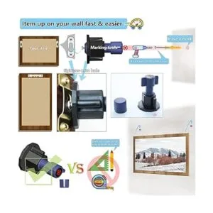 ANFU Kit para colgar imágenes herramienta de fijación de_2