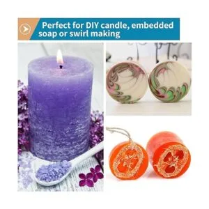 Sanbege Molde de jabón de tubo con clips molde de columna_7