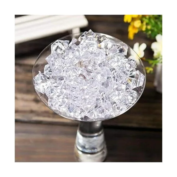 Jucoan 1000 cubitos de hielo falsos 3.3 lbs de 1 pulgada_3