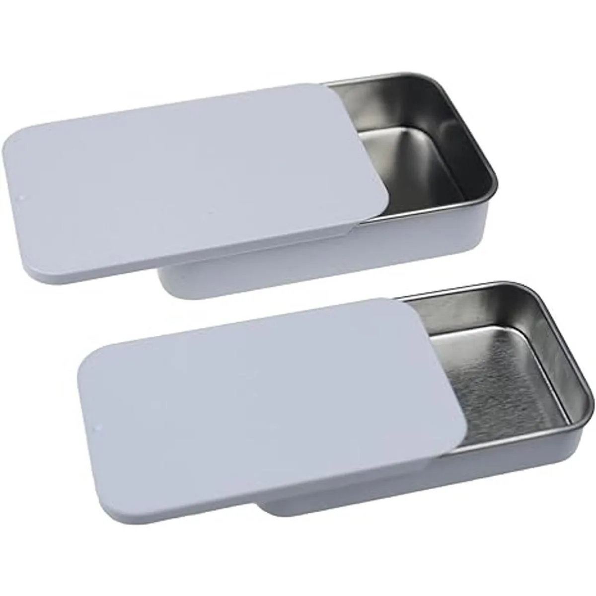 Paquete de 24 recipientes rectangulares de metal_3