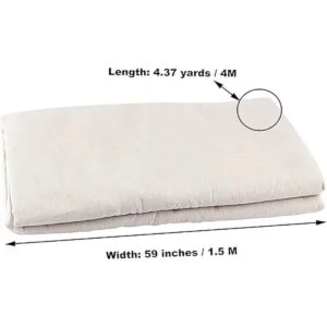 SHEUTSAN Tela de lino natural de 60 pulgadas de ancho por_2