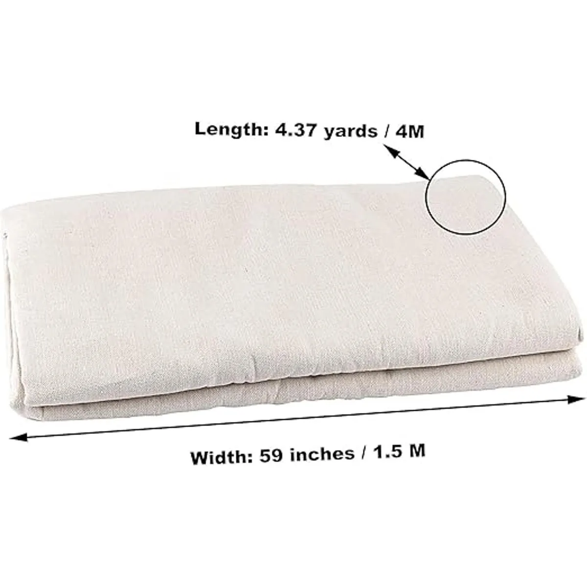 SHEUTSAN Tela de lino natural de 60 pulgadas de ancho por_2