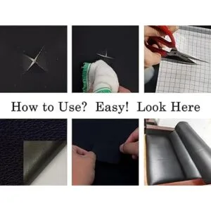 Kit de parches de cinta de reparación de cuero para_5