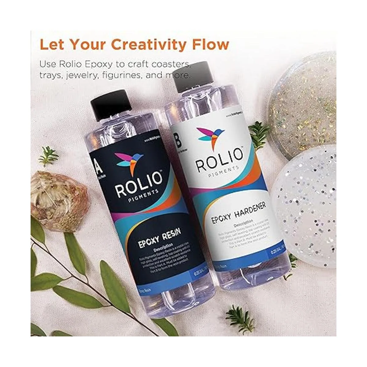 Kit de resina epoxi y endurecedor de 32 onzas_5