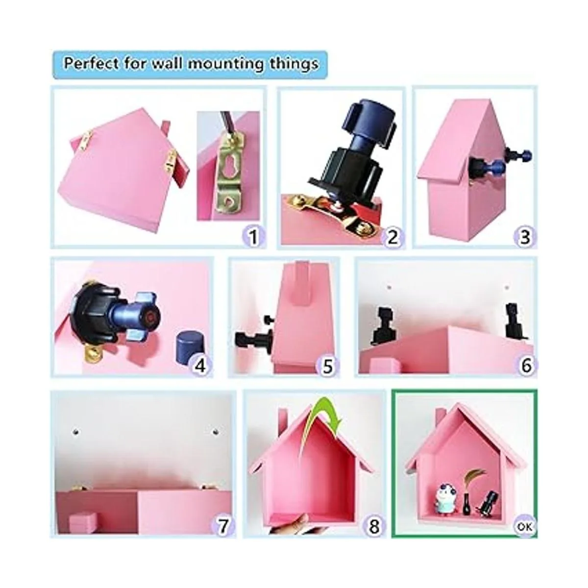 ANFU Kit para colgar imágenes herramienta de fijación de_4