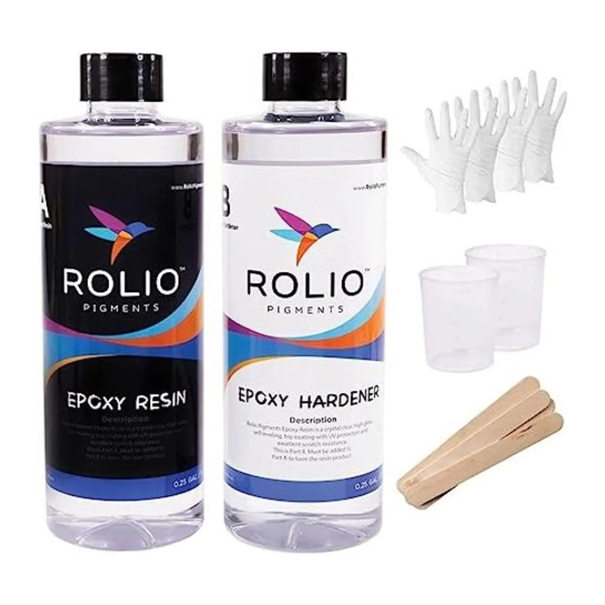Kit de resina epoxi y endurecedor de 32 onzas_1