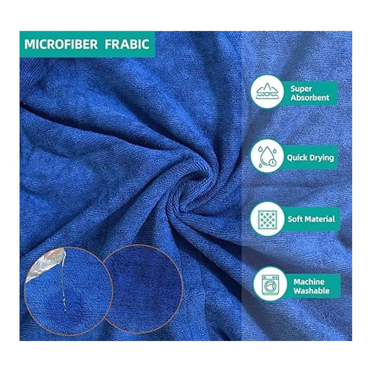 Toalla de baño para perros de secado rápido tela de_3