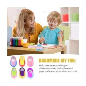 Juego de 6 perforadores de papel para manualidades de 1_6