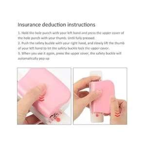 Punzones de papel perforador H9 agujeros A430 agujeros_6