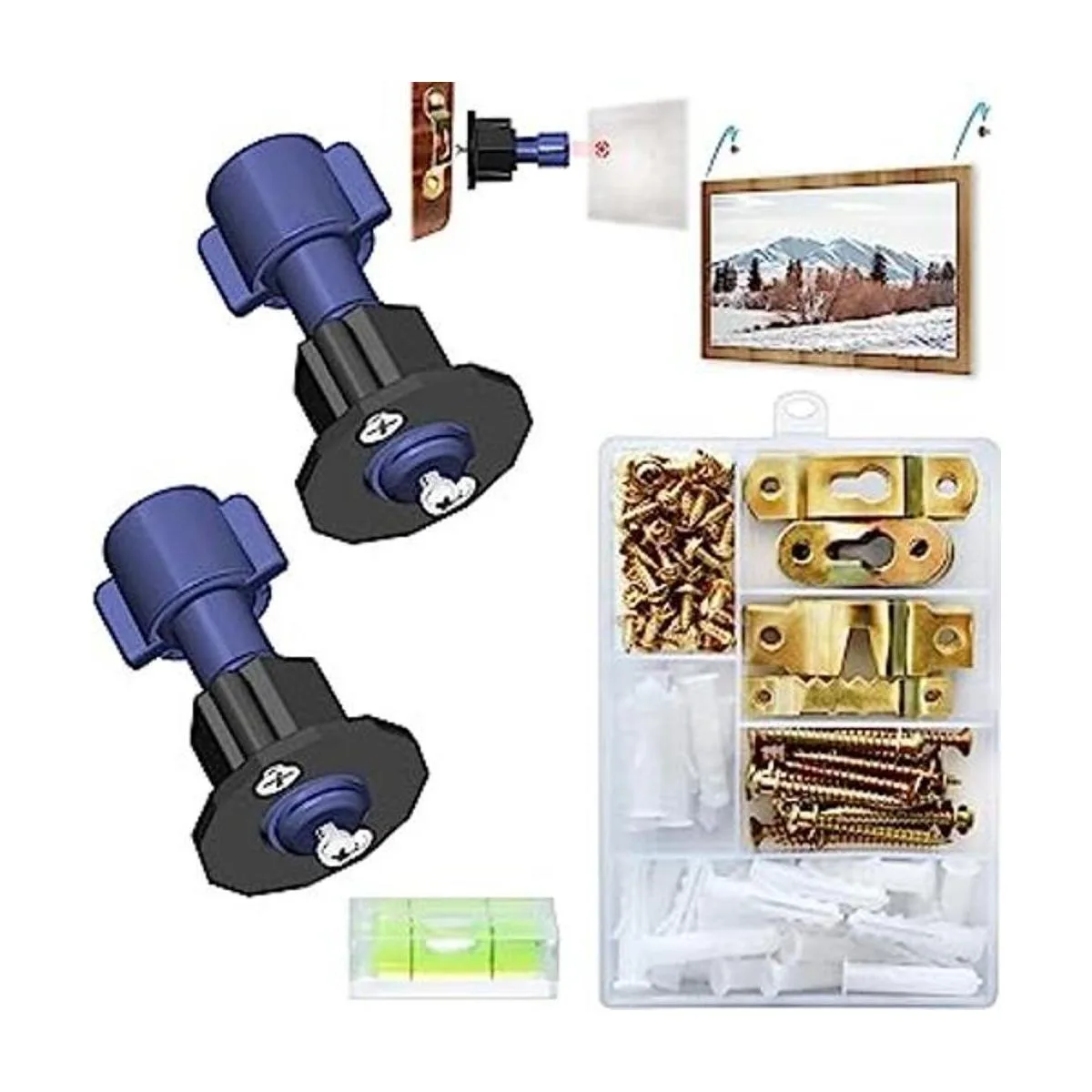 ANFU Kit para colgar imágenes herramienta de fijación de_1