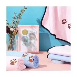 Paquete de 4 toallas para perros para secar perros_7