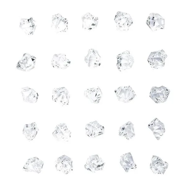 Jucoan 1000 cubitos de hielo falsos 3.3 lbs de 1 pulgada_6