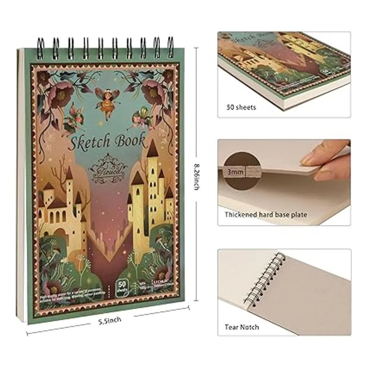 Tioucd 73 Pcs Drawing Kit Professional Art Supplies_6