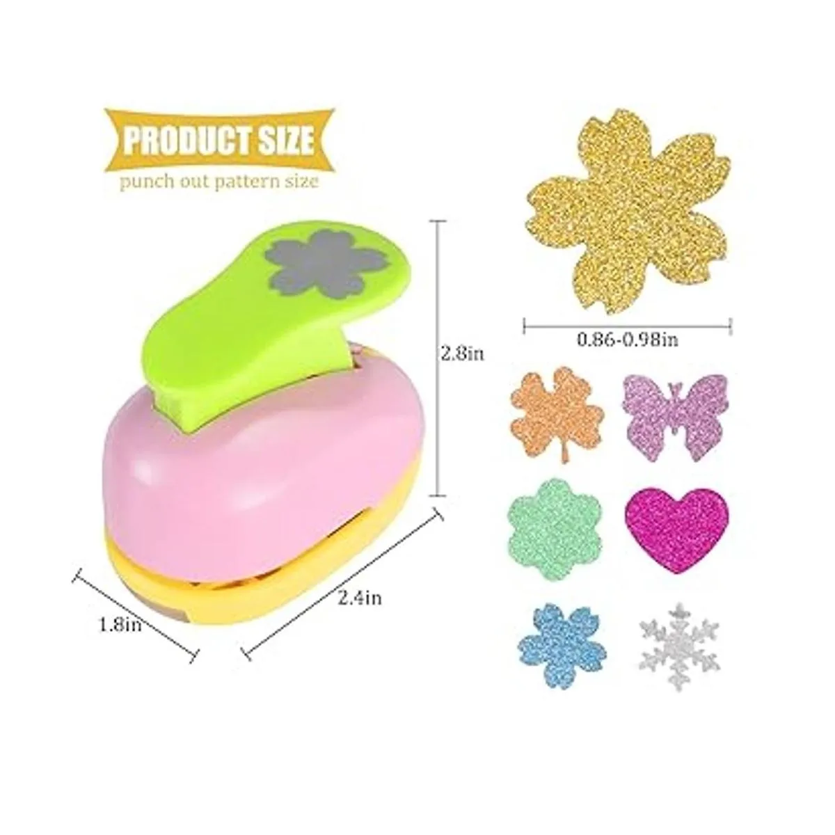 Juego de 6 perforadores de papel para manualidades de 1_3