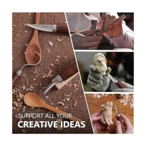 Kit de cuchillos de madera para principiantes juego de_3