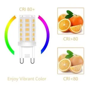 Maxax Bombilla LED G9 4000 K blanco frío 400 lm 32 W_2