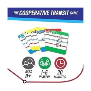 Juego de cartas de tránsito masivo para 16 jugadores_2