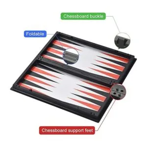 QuadPro Juego de tablero de ajedrez magnético 3 en 1 con_5