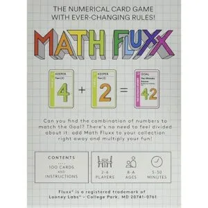 LOONEY LABS Juego de cartas de Math Fluxx Juegos de_3