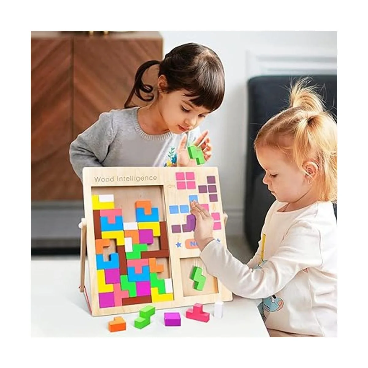 FFTROC Rompecabezas de madera para niños de 4 a 8 años 8_3