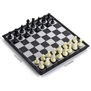 QuadPro Juego de tablero de ajedrez magnético 3 en 1 con_2