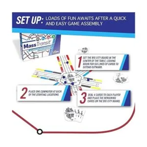 Juego de cartas de tránsito masivo para 16 jugadores_4