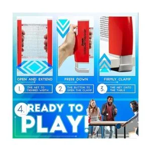 Franklin Sports Juego de pingpong portátil completo_2