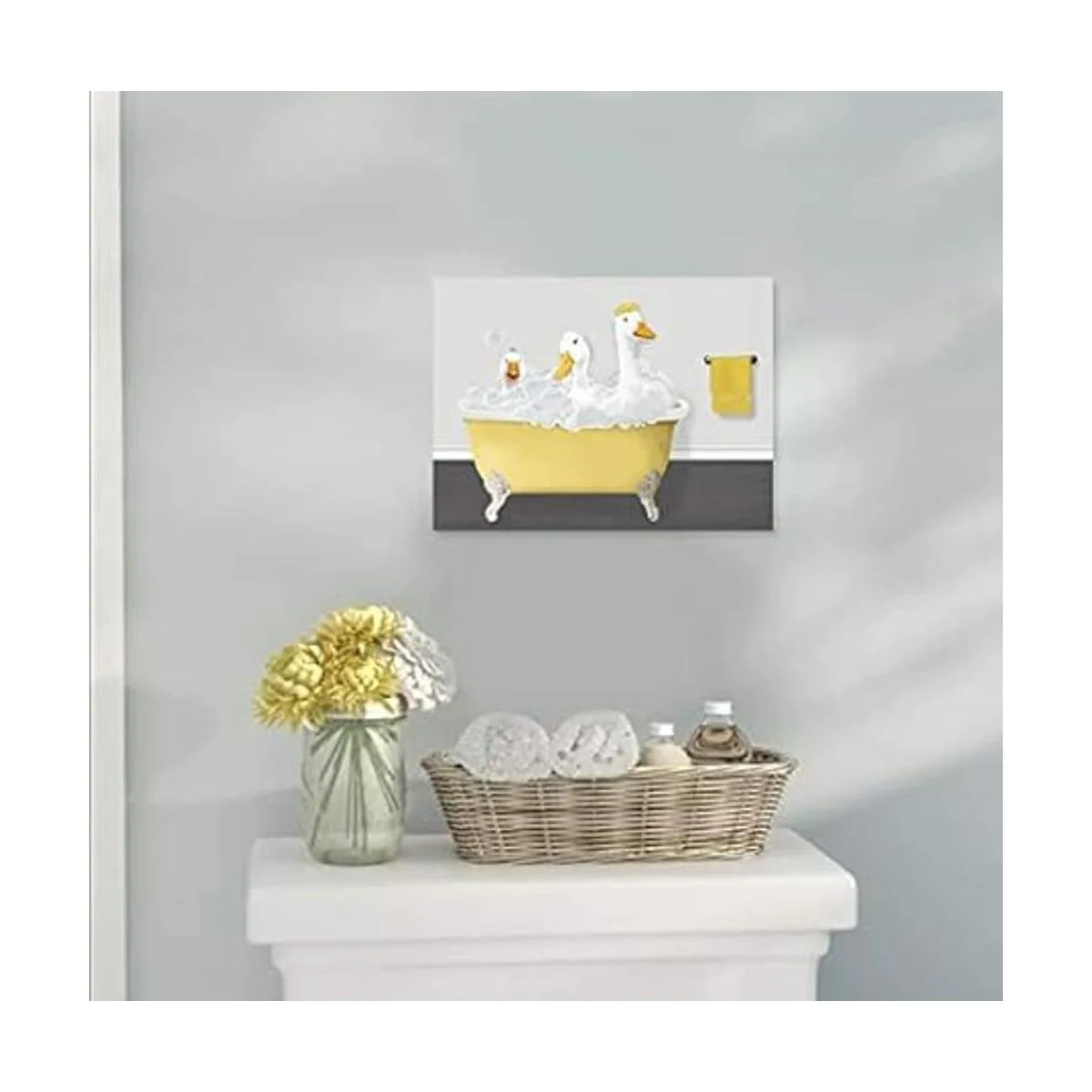 Genius Decor Arte moderno y divertido de pared para baño_4