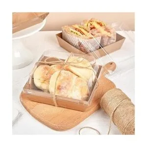 Paquete de 50 cajas de papel para charcutería con tapas_7