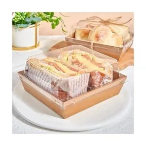 Paquete de 50 cajas de papel para charcutería con tapas_6