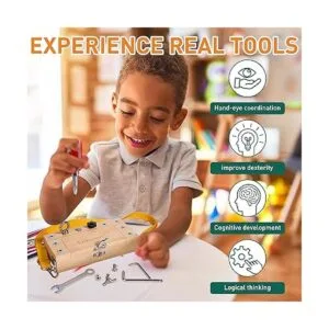 Tilhumt Montessori Juego de destornilladores para niños_3