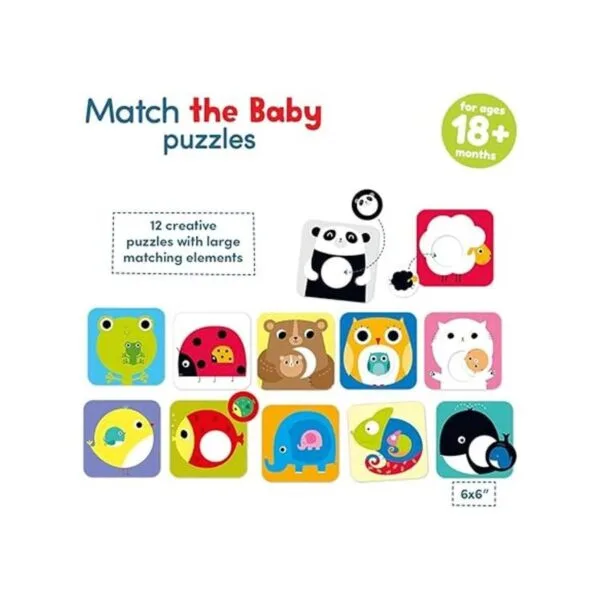 Banana Panda Match The Baby Juego de rompecabezas para_4