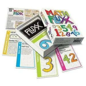 LOONEY LABS Juego de cartas de Math Fluxx Juegos de_4