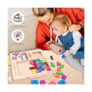 FFTROC Rompecabezas de madera para niños de 4 a 8 años 8_2