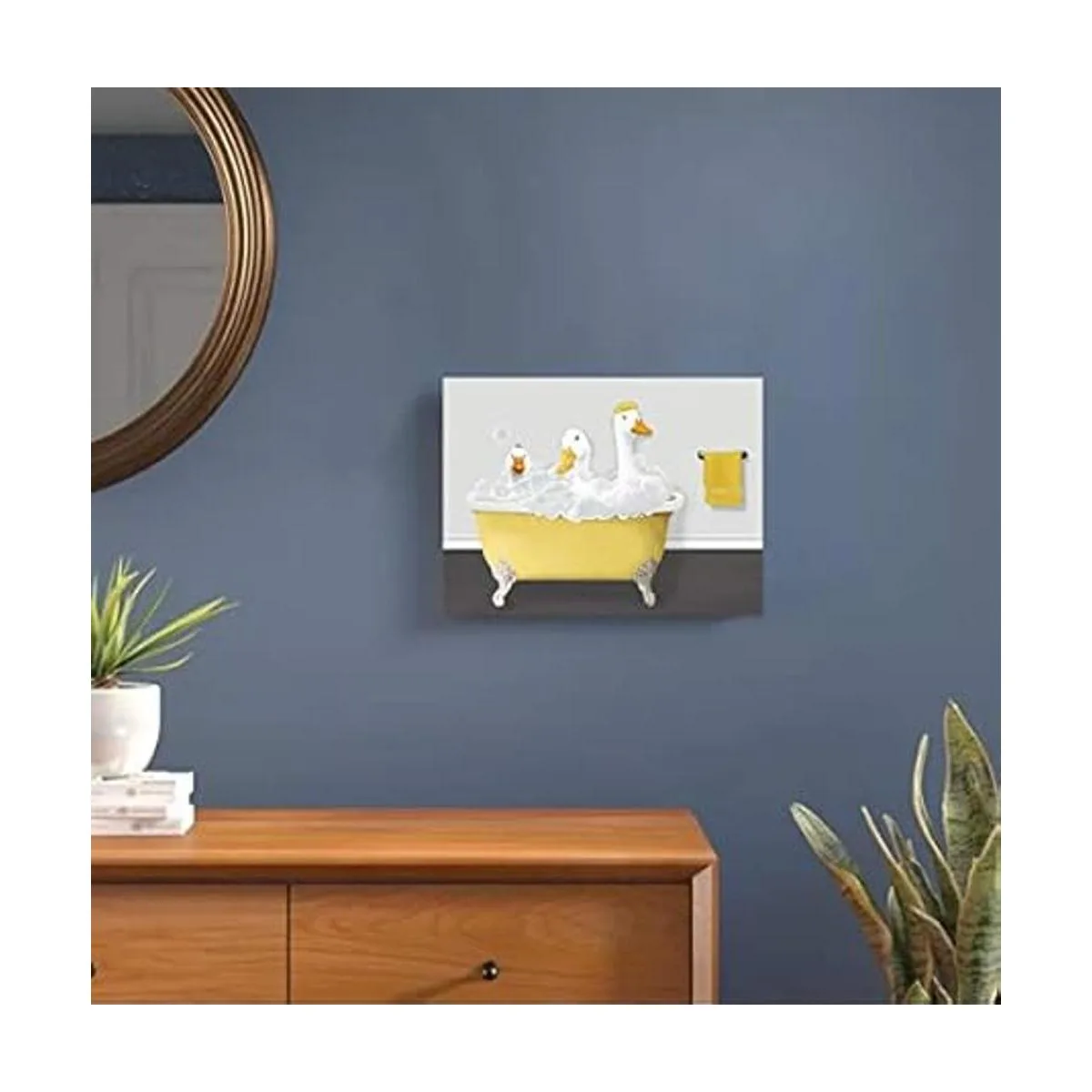 Genius Decor Arte moderno y divertido de pared para baño_5