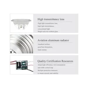 EBD Lighting 3 W RGBW bombillas LED 4 unidades RGB_4