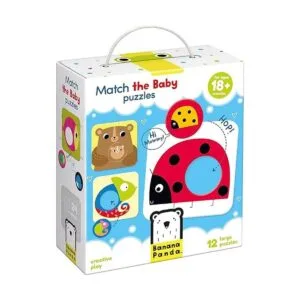 Banana Panda Match The Baby Juego de rompecabezas para_2