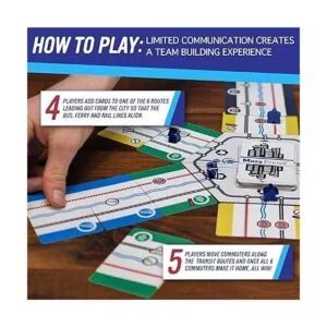 Juego de cartas de tránsito masivo para 16 jugadores_5