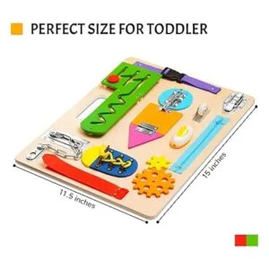 Montessori Tablero ocupado para niños pequeños juguetes_5