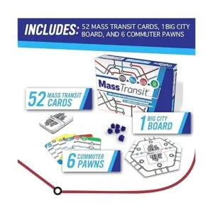 Juego de cartas de tránsito masivo para 16 jugadores_3