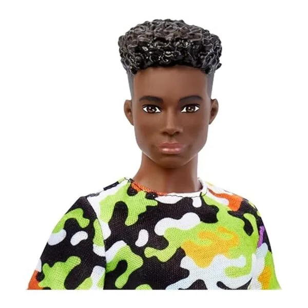 Barbie Ken Fashionistas Muñeca ancha cabello rizado_3