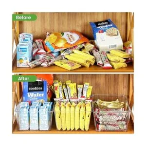 Wilfox Organizador de despensa paquete de 5 contenedores_5