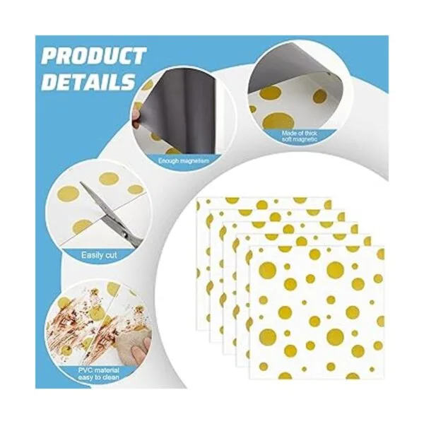 15 piezas de papel tapiz magnético decorativo para_4