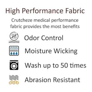 Crutcheze Almohadilla de muleta para la axila y fundas de_5