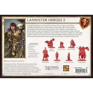 Juego de cajas Lannister Heroes III de una canción de_3