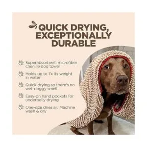 Soggy Doggy Super Shammy Toalla de perro de microfibra_3