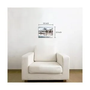 Lienzo artístico de pared de bosque de montañas paisaje_6