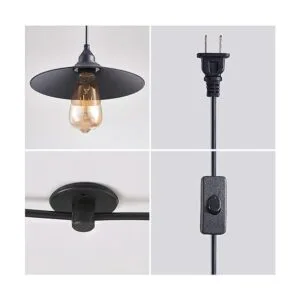 MA6006 Lámpara colgante con cable de enchufe_4