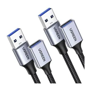 UGREEN Paquete de 2 cables de extensión USB 10 pies 10_1