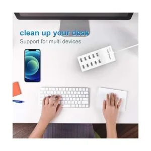 Cargador USB de 10 puertos estación de carga USB para_6